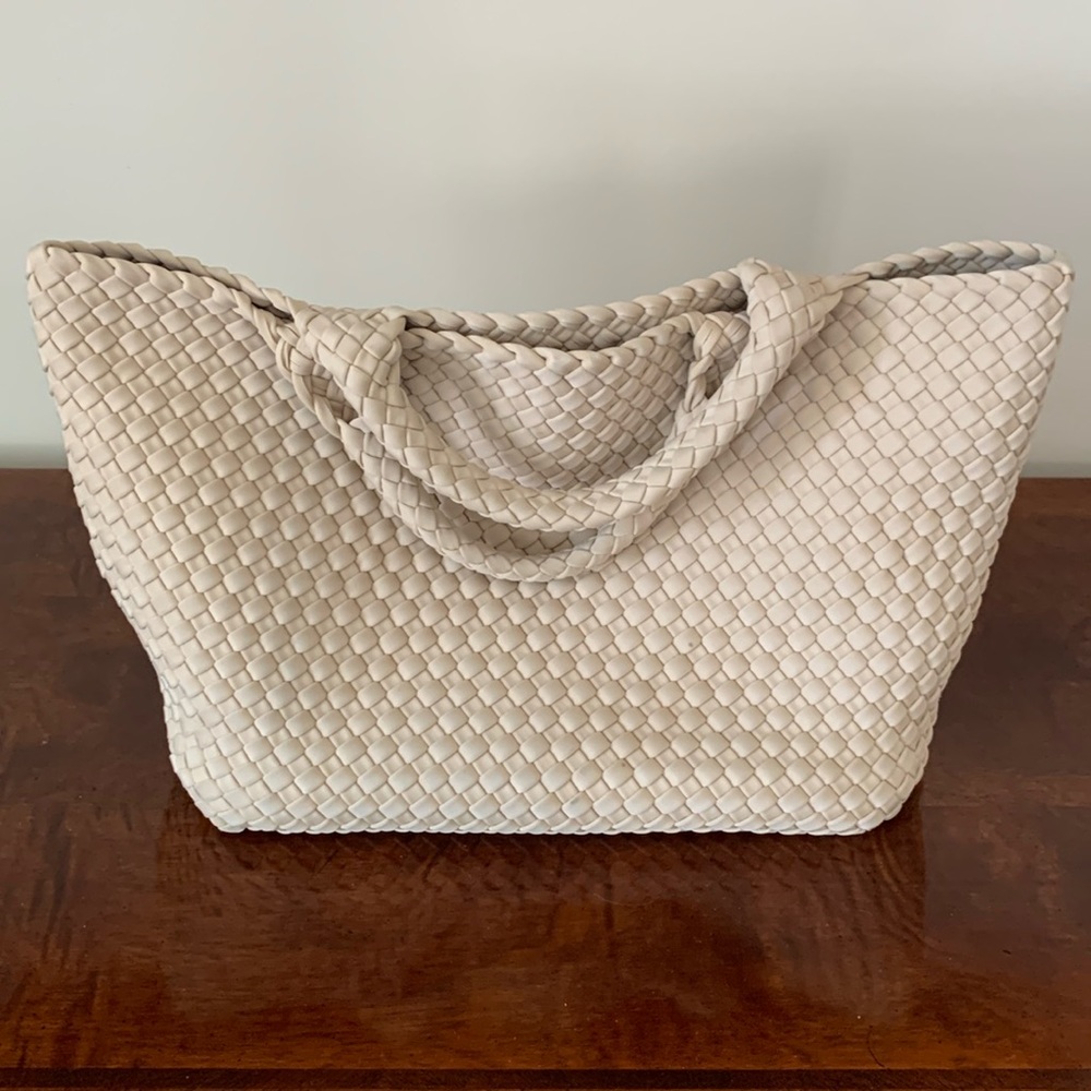 Naghedi St. Barths Medium Tote in Ecru
